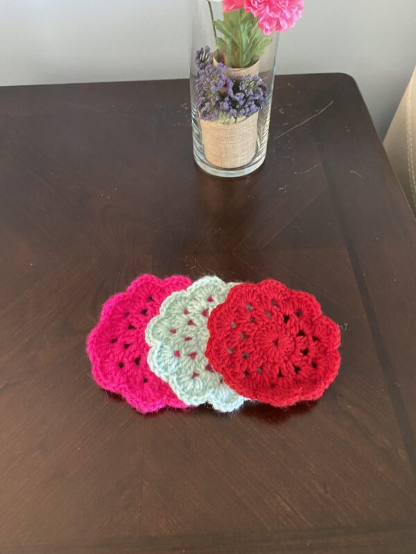 Flower Coasters